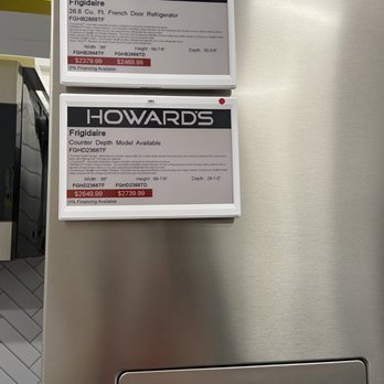 Howard's - Clear labeling. - Appliances Near Me - Covina, California