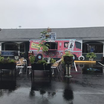 Chatham Filling Station - a food truck parked in the rain - Breakfast & Brunch Near Me - Chatham, Massachusetts