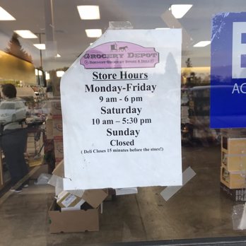 The Grocery Depot - Hours - Grocery Near Me - Lebanon, Oregon The Grocery Depot - Hours - Grocery Near Me - Lebanon, Oregon
