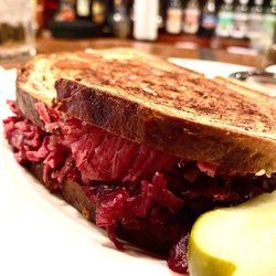 Glarner Stube - Red Reuben sandwich with red cabbage