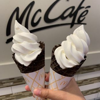 McDonald's - Chocolate Waffle Ice Cream Cones. - Fast Food Near Me - Banff, Alberta McDonald's - Chocolate Waffle Ice Cream Cones. - Fast Food Near Me - Banff, Alberta