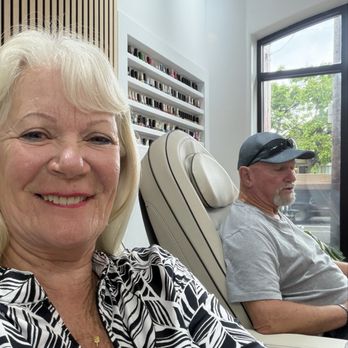 Pure Nail Bar - Mike & Lisa getting pedicures! - Nail Salons Near Me - Portland, Oregon Pure Nail Bar - Mike & Lisa getting pedicures! - Nail Salons Near Me - Portland, Oregon