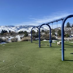 Las Brisas Park - Swings, with a nice view.