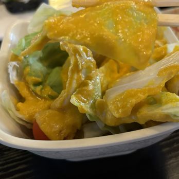 Tokyo 8 - Salad with ginger dressing - Japanese Near Me - Hobart, Indiana Tokyo 8 - Salad with ginger dressing - Japanese Near Me - Hobart, Indiana