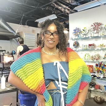 The Glass Ceiling - Glass studio being inspired!! - Glass Blowing Near Me - Richmond, Virginia