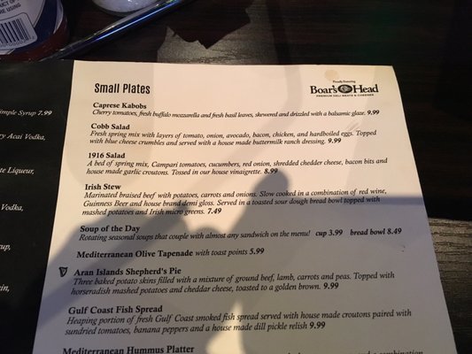 Menu photo 6 1916 Irish Pub Plant City, FL Menu photo 6 1916 Irish Pub Plant City, FL
