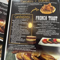 The Golden Star Family Restaurant - Menu
