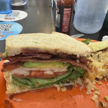 Sam's No 3 - B.B.B.B.B.L.T. With avocado and onion. Side of hash browns. - Breakfast & Brunch Near Me - Denver, Colorado Sam's No 3 - B.B.B.B.B.L.T. With avocado and onion. Side of hash browns. - Breakfast & Brunch Near Me - Denver, Colorado