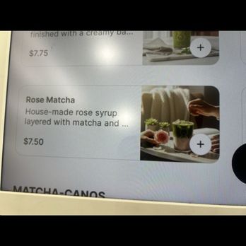 Eight Grams Matcha - The Rose Matcha looks interesting - Coffee & Tea Near Me - Berkeley, California