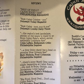Cajun Kate's Philly Pike - Critic reviews. - Cajun/Creole Near Me - Wilmington, Delaware Cajun Kate's Philly Pike - Critic reviews. - Cajun/Creole Near Me - Wilmington, Delaware