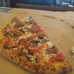 Domino's Pizza - Tomato spinach and sausage ;)