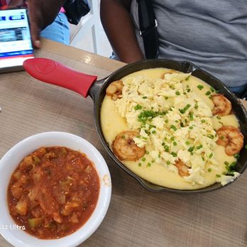 Green Eggs Cafe - Creole shrimp n grits - Breakfast & Brunch Near Me - Philadelphia, Pennsylvania