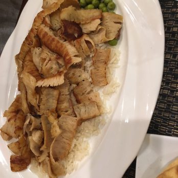 Chicken Kebab - Chicken gyro platter. Yummy rice with peas - Turkish Near Me - Roslyn Heights, New York