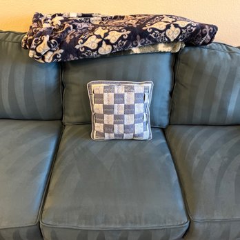 Mary's Cleaning - The couch. I didn't get a picture before my cats got on it , but it still looks amazing. I don't know how they got it this clean. - Home Cleaning Near Me Mary's Cleaning - The couch. I didn't get a picture before my cats got on it , but it still looks amazing. I don't know how they got it this clean. - Home Cleaning Near Me