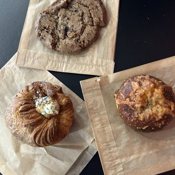 Firebrand Artisan Breads - Savory kouign amann, espresso and buckwheat cookie, pretzel bomb ig @/eatingwruby - Bakeries Near Me - Alameda, California
