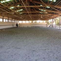 Sunny Hill Farm - Nice covered dressage arena.