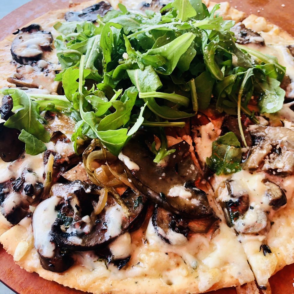 Deck 84 - Mushroom flatbread - New American Near Me - Delray Beach, Florida Deck 84 - Mushroom flatbread - New American Near Me - Delray Beach, Florida