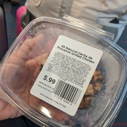 Well seasoned and not overcooked. Decent