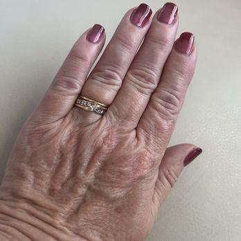 Adore Nail Lounge - I chose the "cat's eye" polish. It still looks great after a week. - Nail Salons Near Me - Livermore, California