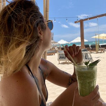 Hotelito Azul Tulum - Green power juice was perfect on a hot day! - Hotels Near Me - Tulum, ROO