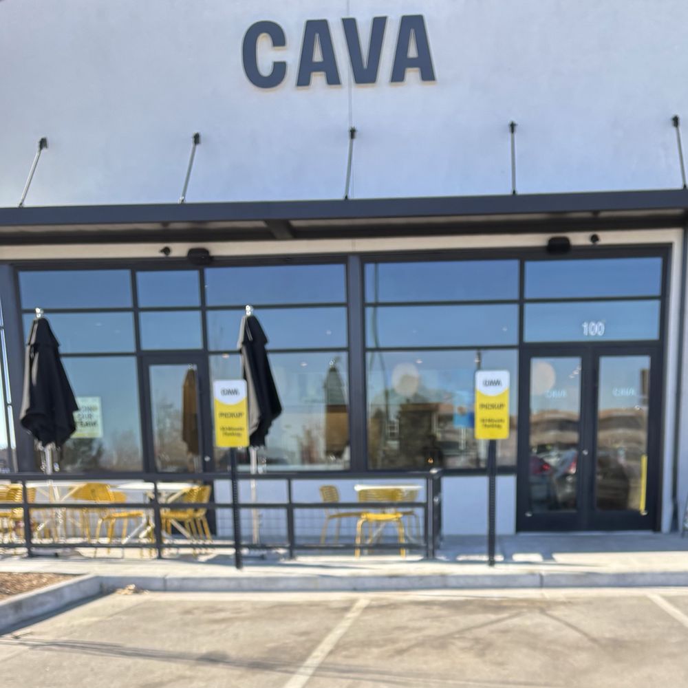CAVA - Front of Restaurant - Mediterranean Near Me - Denver, Colorado