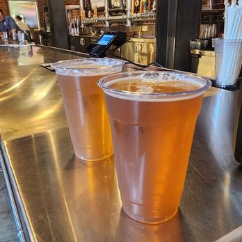 BaseLine Tap House - Hazy little thing IPA and Octoberfest - Lounges Near Me - Lake Buena Vista, Florida