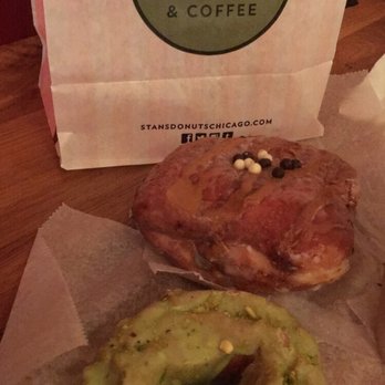 Stan's Donuts & Coffee - Banana bisoff and lemon pistachio - Donuts Near Me - Chicago, Illinois