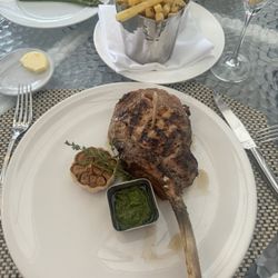 Winged Foot Golf Club - Veal Chop, Grilled Asparagus and Truffle French Fries