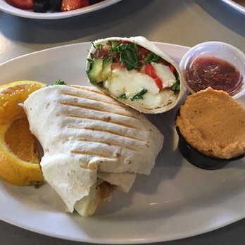 Mary's Cafe - Egg white hummus wrap! - Coffee & Tea Near Me - Austin, Texas
