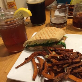 Cafe Nola - Chicken panini with sweet potato fries:) - Coffee & Tea Near Me - Frederick, Maryland Cafe Nola - Chicken panini with sweet potato fries:) - Coffee & Tea Near Me - Frederick, Maryland