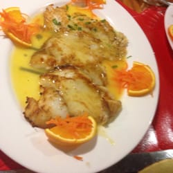 El Golfo - Sea bass fillet in orange sayce