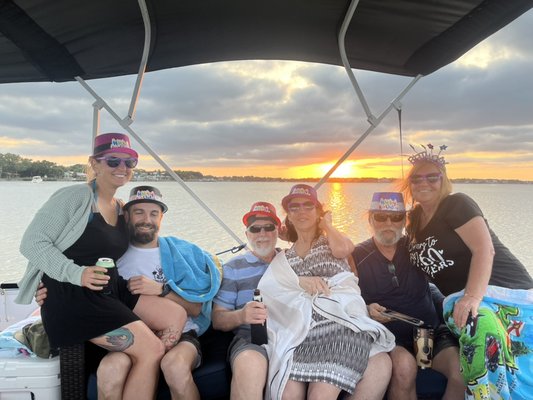 3 hour sunset cruise - This 3 hour sunset cruise is unlike any other we take a quick cruise through the gorgeous Jupiter inlet waterways. Stopping at any local sandbars for a quick dip if you want. And enjoying your favorite libations just before the magic sunset hour.