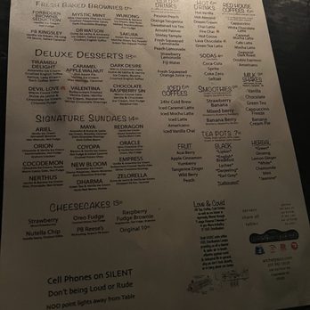 The Caves - Menu - Coffee & Tea Near Me - Edgewater, New Jersey