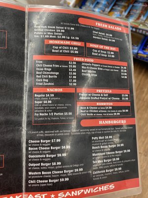 Menu photo 4 Outpost Sonora, CA