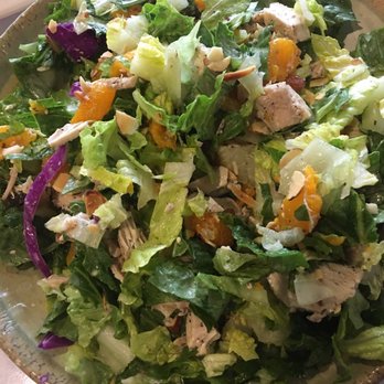 Greenhouse Cafe - Mandarin chicken salad w/o rice noodle dressing on the side. - Sandwiches Near Me - Lancaster, California