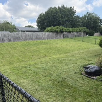 K.J Lawn Service - Back yard is looking so good! - Lawn Services Near Me - Des Moines, Iowa