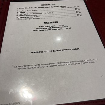 Noy's Bistro - Menu - Thai Near Me - Universal City, Texas