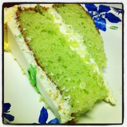 Cajun Pecan House - Pistachio cake.