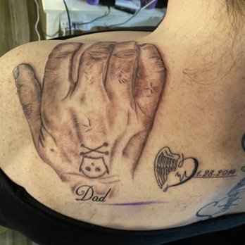 Rockabilly Tattoo & Piercing - Finding a good pic of my dads hand was hard (he has an ugly tattoo on his hand ) but Michael is just phenomenal - Tattoo Near Me - El Cajon, California Rockabilly Tattoo & Piercing - Finding a good pic of my dads hand was hard (he has an ugly tattoo on his hand ) but Michael is just phenomenal - Tattoo Near Me - El Cajon, California