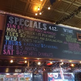 Weekly specials board Weekly specials board