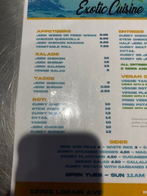 Menu photo 3 Chef Carolyn's Exotic Cuisine Cleveland, OH Menu photo 3 Chef Carolyn's Exotic Cuisine Cleveland, OH