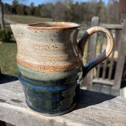 Small wheel thrown pitcher