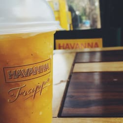Havanna - Frappé de maracuya y duraznos, imperdible.