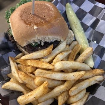 Zion Canyon Brewpub - Classic burger and fries - Burgers Near Me - Springdale, Utah Zion Canyon Brewpub - Classic burger and fries - Burgers Near Me - Springdale, Utah
