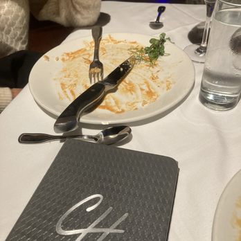 Chart House - The "after" of the Chilean Sea Bass - Seafood Near Me - Savannah, Georgia