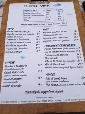 Menu photo 3 Le Petit Pointu Saint-Tropez, 83