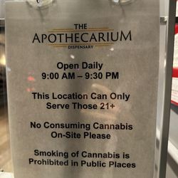 The Apothecarium - Hours & info
