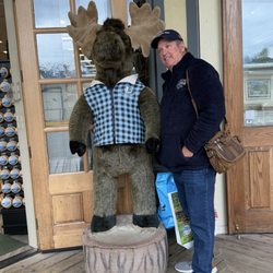 Glacier Bay Trading Company - Hubby with a new friend