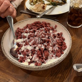 Communal - Beet spaetzle - New American Near Me - Provo, Utah