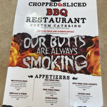 Chopped And Sliced BBQ - Menu 2022 - Barbeque Near Me - Lubbock, Texas Chopped And Sliced BBQ - Menu 2022 - Barbeque Near Me - Lubbock, Texas